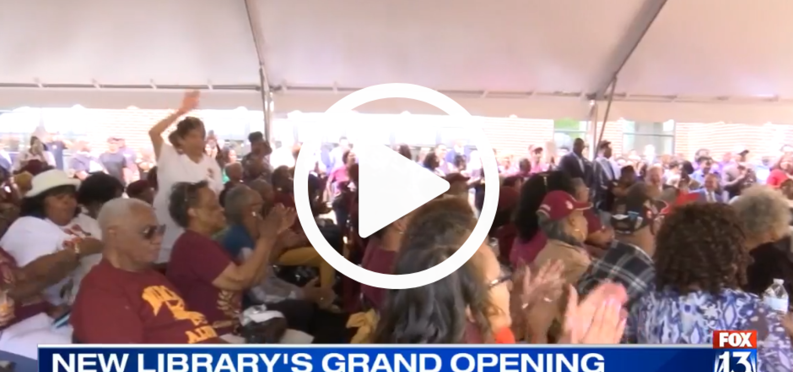 Fox 13 News Coverage of New Orange Mound Library Opening